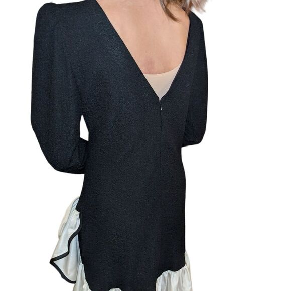 Darcy vintage union made black and white gown - Picture 6 of 13